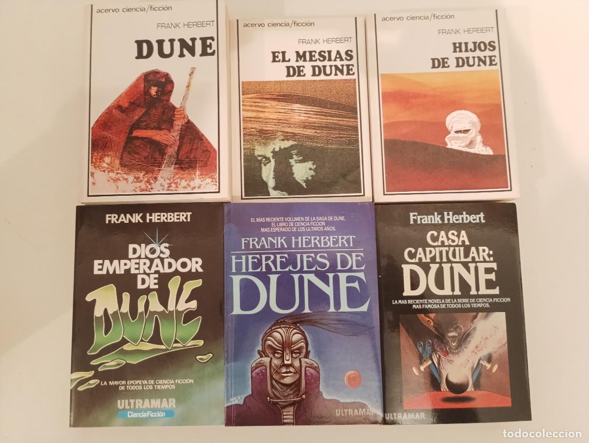 Libros de segunda mano: Lote INDIVISIBLE 6 Libros Dune (Saga Original Completa) - Frank Herbert (Acervo + Ultramar)