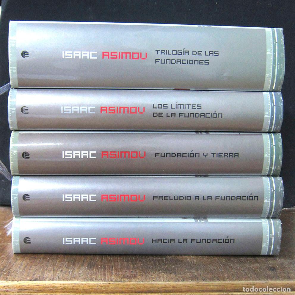 Libros de segunda mano: ISAAC ASIMOV - SAGA FUNDACI&Oacute;N - 5 TOMOS - C&Iacute;RCULO DE LECTORES - 2002 -