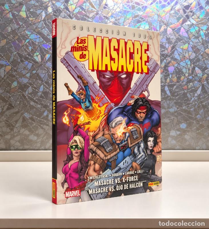 Libros de segunda mano: Las Minis de Masacre: Masacre vs. X-Force / Masacre vs. Ojo de Halc&oacute;n - Panini - 100% Marvel, Vol 5