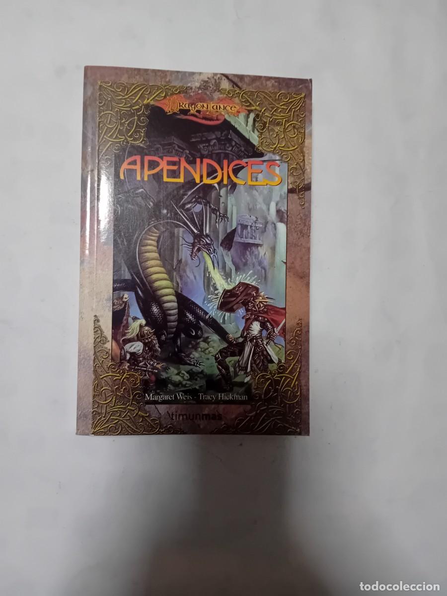 Libros de segunda mano: APENDICES DE DRAGONLANCE DE TIMUNMAS DE MARGARTYE WEIS Y TRACY HICKMAN.