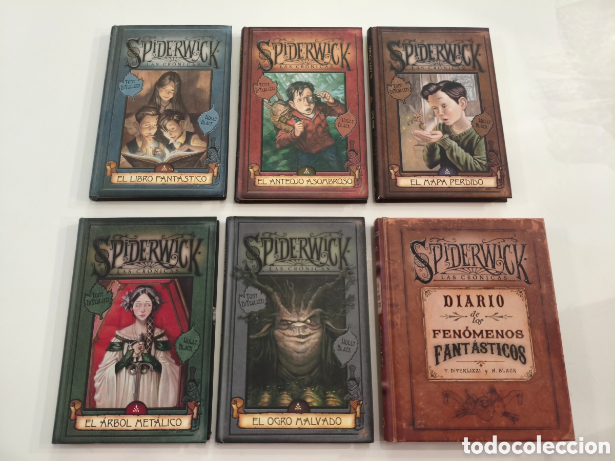Libros de segunda mano: 088 - cr&oacute;nicas de spiderwick y diario fen&oacute;menos fant&aacute;sticos