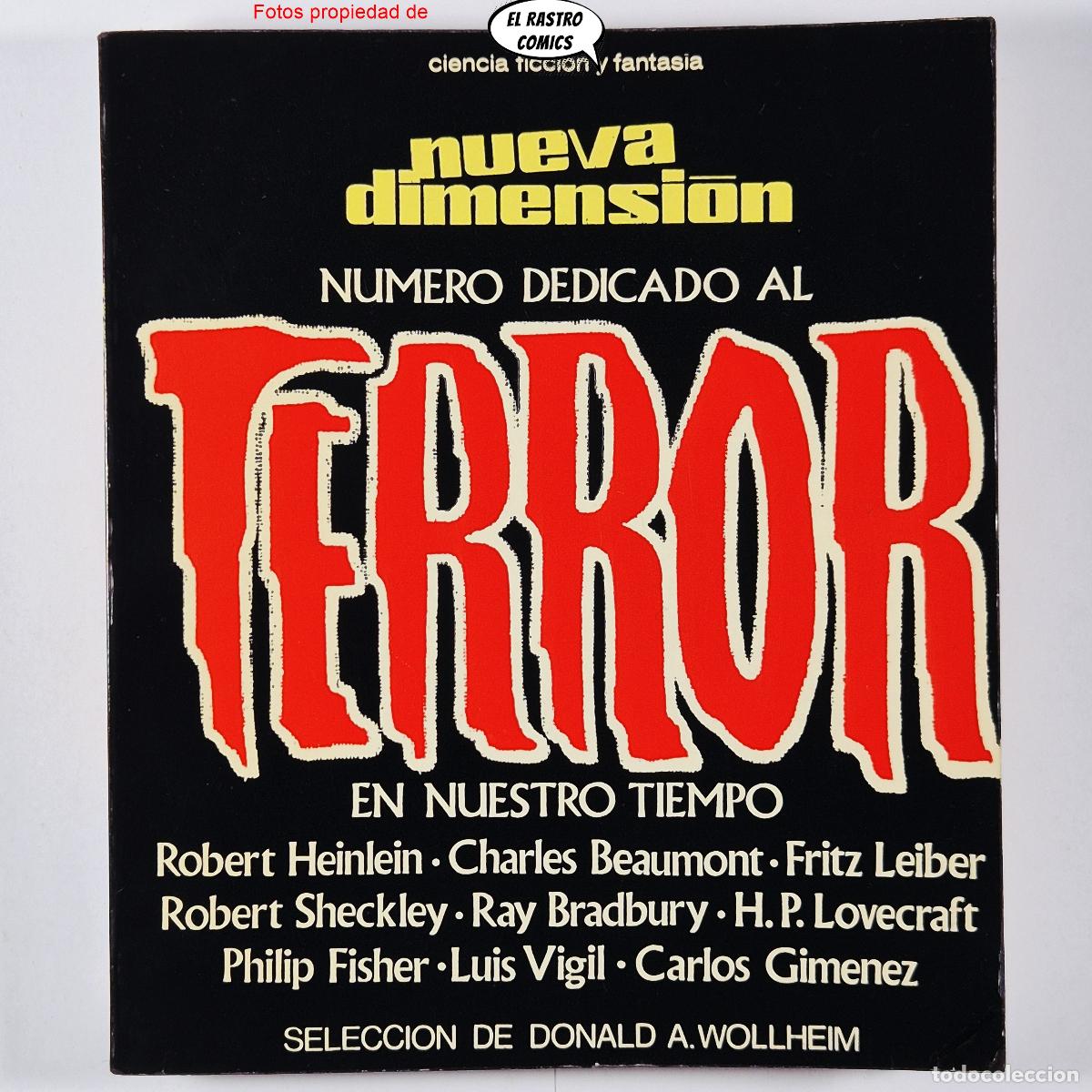 Libros de segunda mano: Nueva Dimensi&oacute;n n&ordm; 24, ed. Dronte, especial Terror, Carlos Gimenez, Ciencia ficci&oacute;n, revista