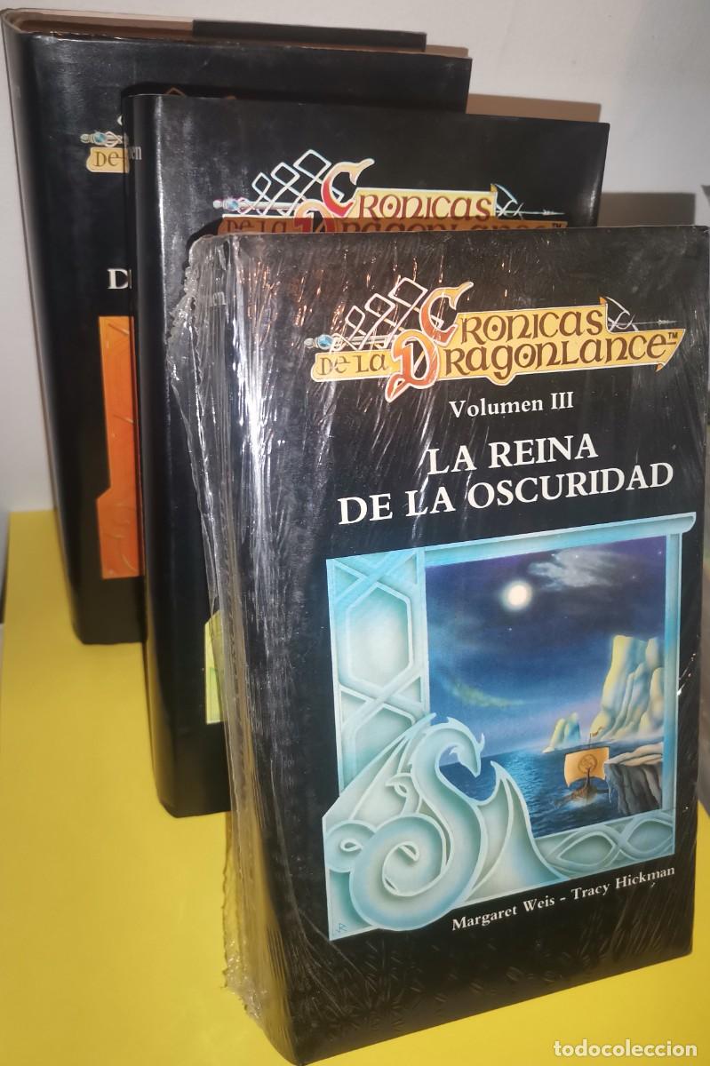 Libros de segunda mano: Cr&oacute;nicas De La Dragonlance 1 2 3. Tapa dura * precintada