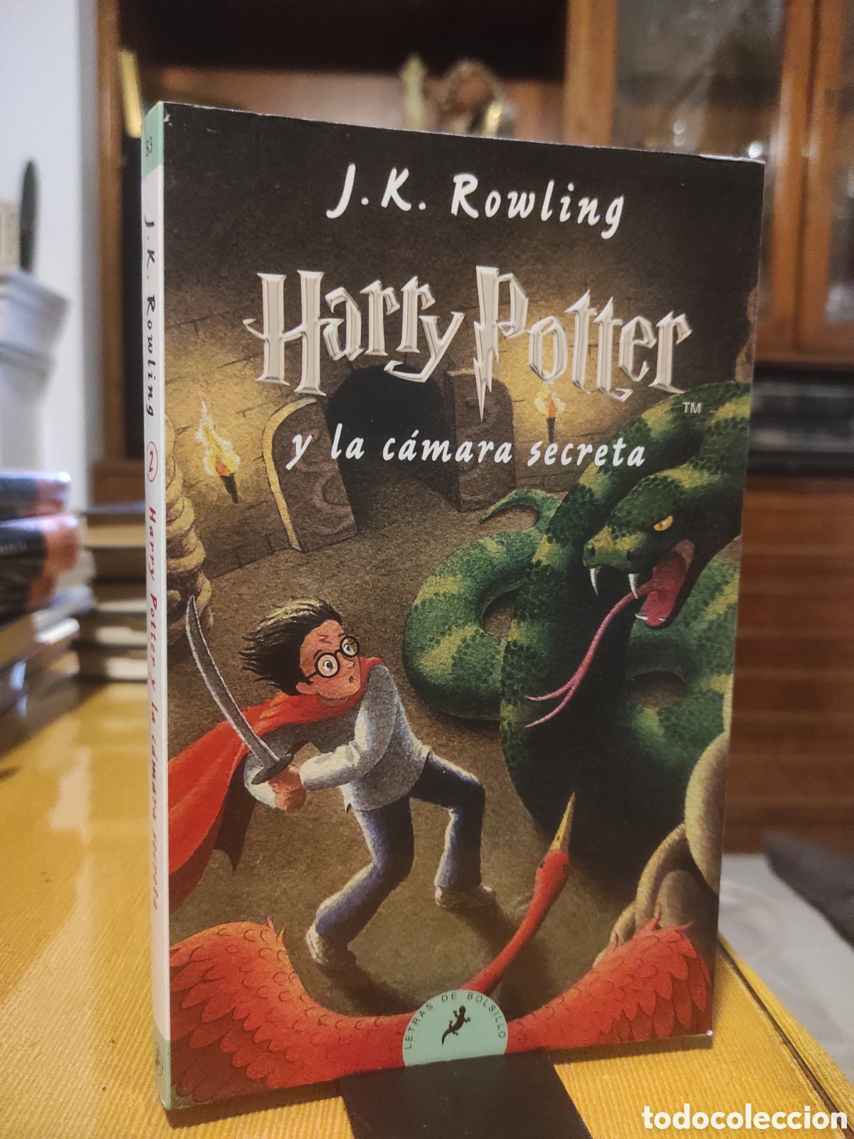 Libros de segunda mano: Harry Potter y la c&aacute;mara secreta. J. K. Rowling (PEDIDO MINIMO 10&euro;)