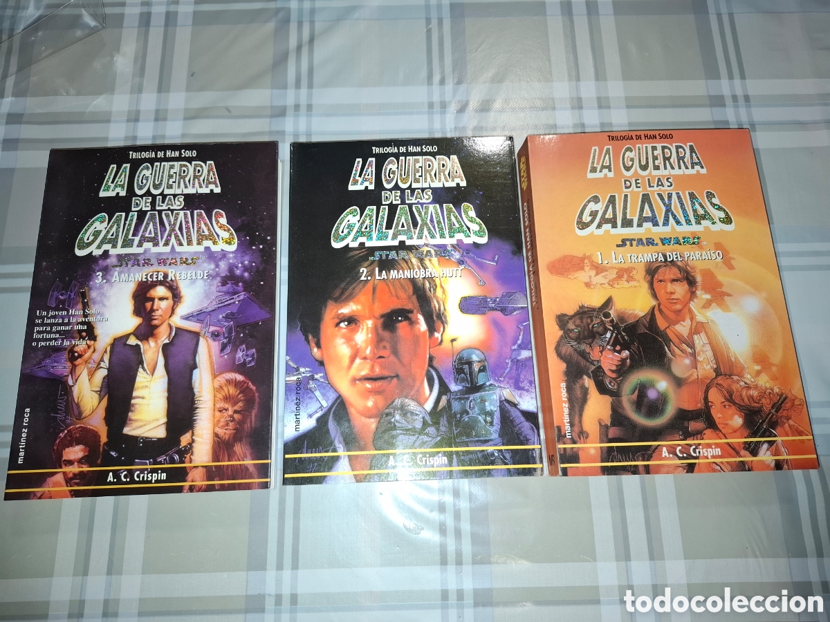 Libros de segunda mano: Trilog&iacute;a de Han Solo , La guerra de las galaxias , Star Wars , A. C. Crispin , Martinez Roca