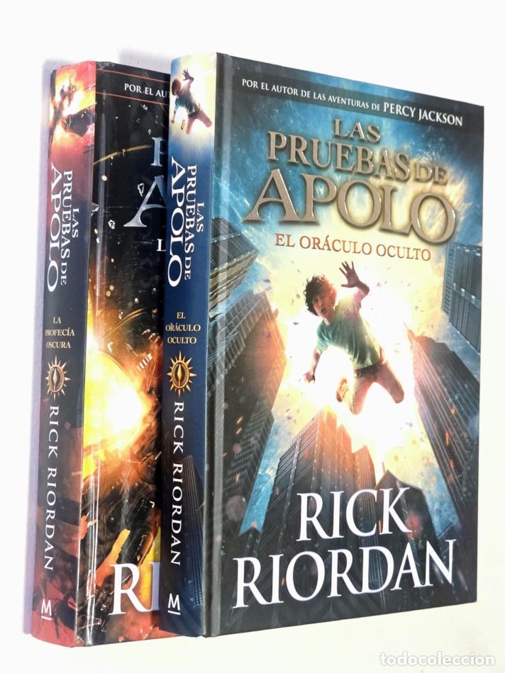 Libros de segunda mano: PACK 2: LAS PRUEBAS DE APOLO: EL OR&Aacute;CULO OCULTO - LA PROFEC&Iacute;A OSCURA - RIORDAN, Rick