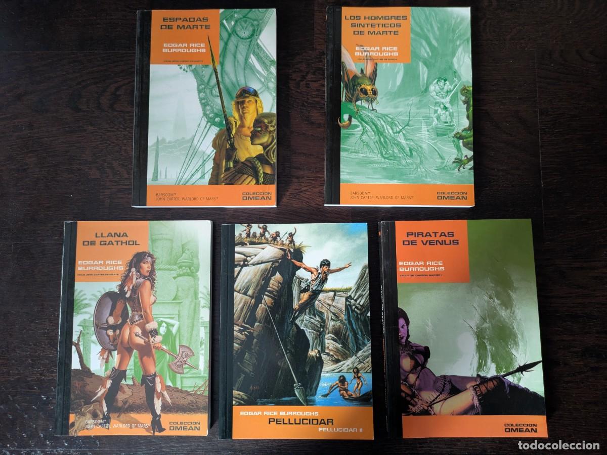 Libros de segunda mano: Lote 5 libros Omean - Pulp Ediciones: sagas de Marte, Venus y Pellucidar