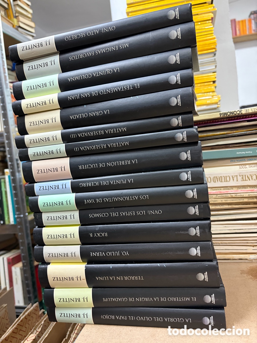 Libros de segunda mano: Lote 16 libros de J. Ben&iacute;tez, caballo de Troya materia reservada ovni Astronautas esp&iacute;as cosmos