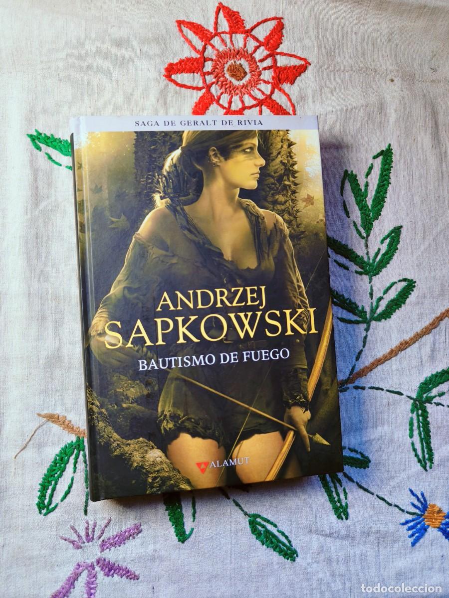 Libros de segunda mano: Bautismo de Fuego. Saga Geralt Rivia 5. Andrzej Sapkowski. Editorial Alamut. Tapa dura. The Witcher.