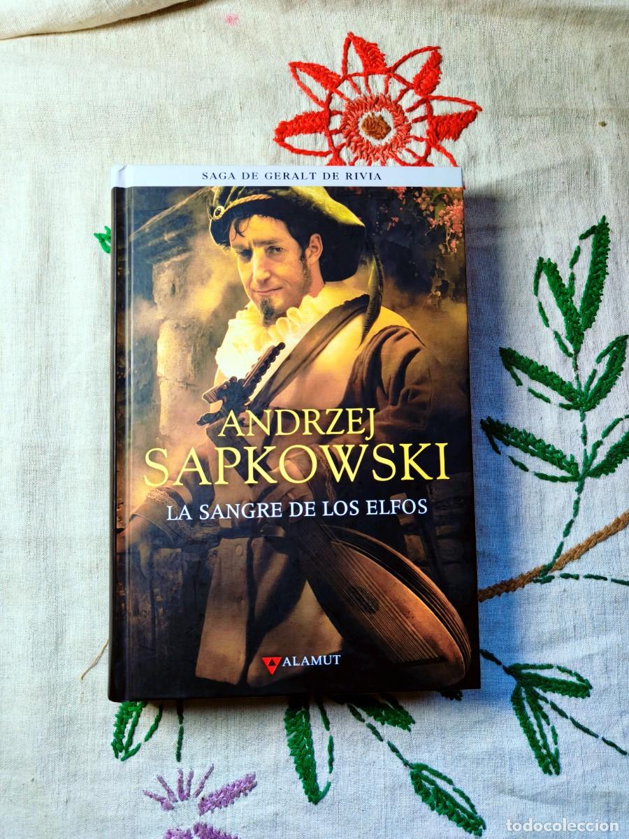 Libros de segunda mano: Saga Geralt Rivia Libro 3. Sangre Elfos. Andrzej Sapkowski. Editorial Alamut. Tapa dura. The Witcher