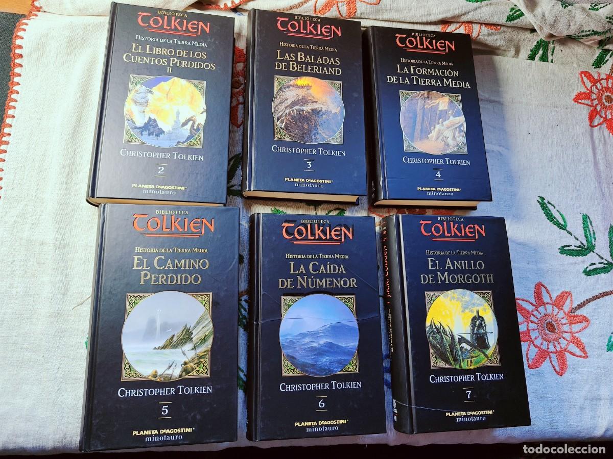 Libros de segunda mano: Biblioteca J. R. R. Tolkien. La Historia de la Tierra Media 2 a 7. Planeta DeAgostini. Minotauro.