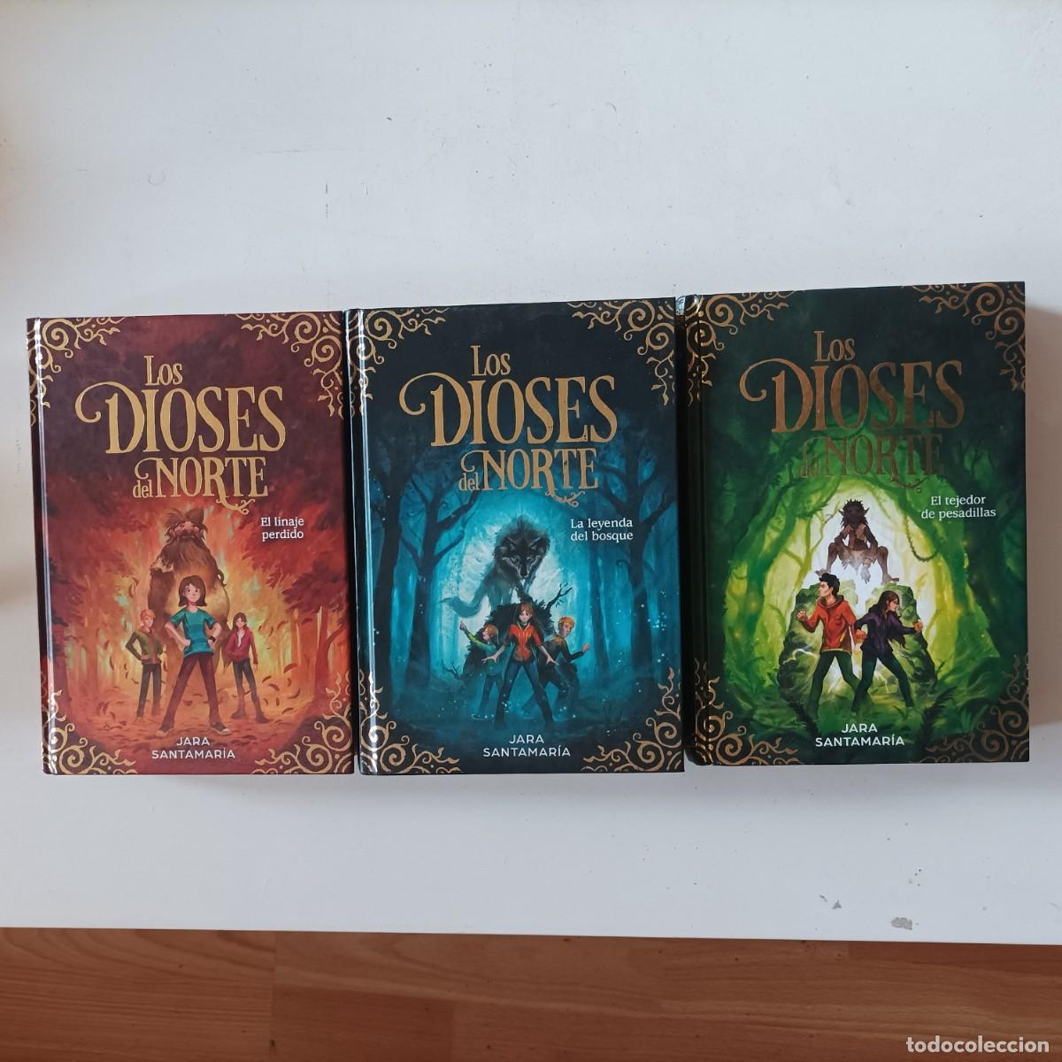 Libros de segunda mano: SAGA LOS DIOSES DEL NORTE (VOLUMENES I, II Y III ) MUY BUEN ESTADO) TAPA DURA