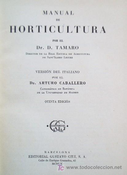 Libros de segunda mano: MANUAL DE HORTICULTURA - Foto 3