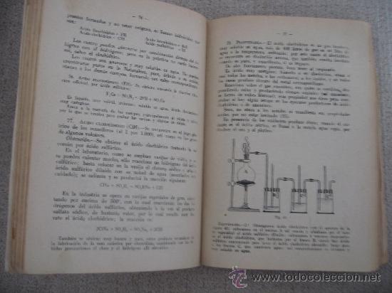 Libros de segunda mano de ciencias: Qu&iacute;mica Elemental.  Onofre Mendiola Ruiz. Madrid 1950 - Foto 3