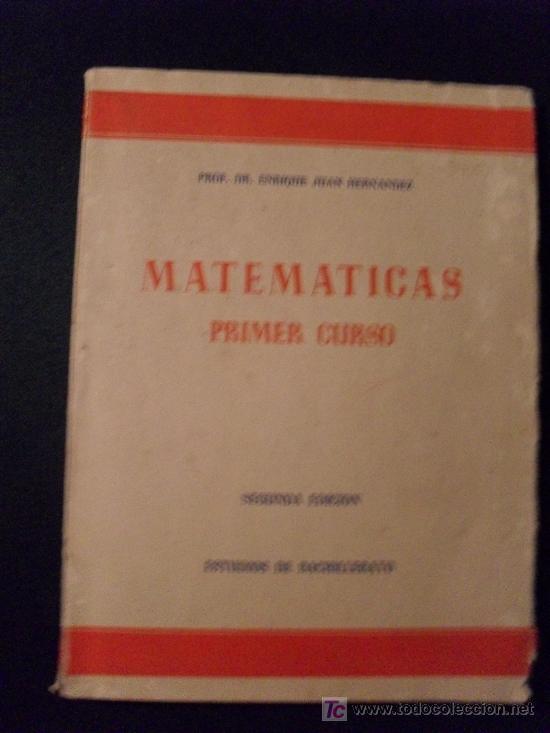 Libros de segunda mano de ciencias: Matematicas primer curso de bachillerato - Foto 1