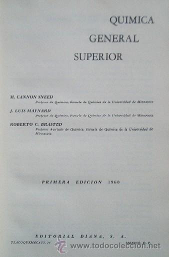 Libros de segunda mano de ciencias: QUIMICA GENERAL SUPERIOR - Foto 2