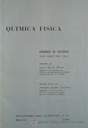 Libros de segunda mano de ciencias: QUIMICA FISICA - Foto 3