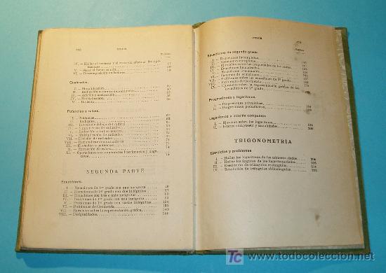 Libros de segunda mano de ciencias: &Aacute;LGEBRA Y TRIGONOMETR&Iacute;A - SOLUCIONARIO. EDIT. BRU&Ntilde;O ( L03 ) - Foto 5