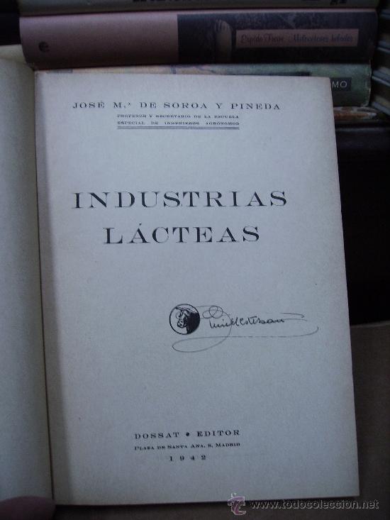 Libros de segunda mano: industrias lacteas - Foto 2