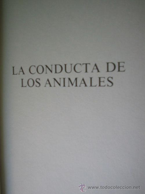 Libros de segunda mano: LA CONDUCTA DE LOS ANIMALES. CARTHY, J.D. 1971 - Foto 1