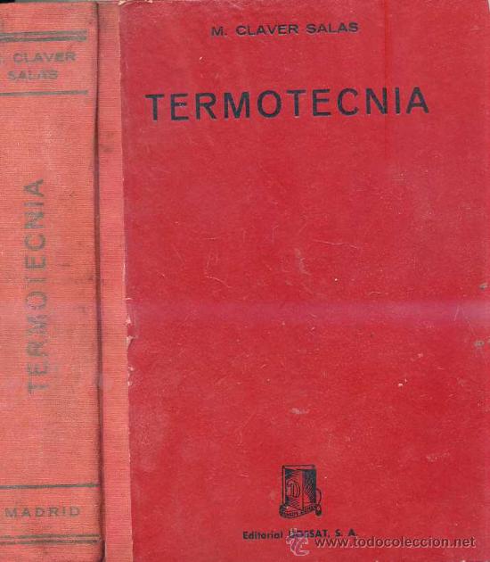Libros de segunda mano de ciencias: CLAVER SALAS : TERMOTECNIA - Foto 1