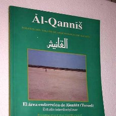 Libros de segunda mano: AL-QANNIS, Nº 2. EL ÁREA ENDORREICA DE ALCAÑIZ. ESTUDIO INTERDISCIPLINAR. VARIOS AUTORES. VER SUMARI. Lote 25810495