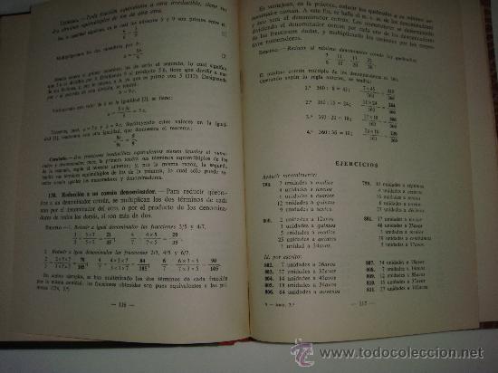 Libros de segunda mano de ciencias: aritmetica comercial a&ntilde;o 1962, tercer curso - Foto 3