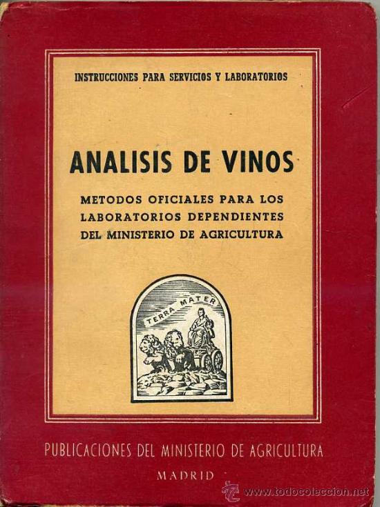 Libros de segunda mano: AN&Aacute;LISIS DE VINOS (1956) - Foto 1