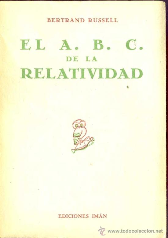 Libros de segunda mano de ciencias: 1951: Russell - El A.B.C.  de la relatividad - Foto 1