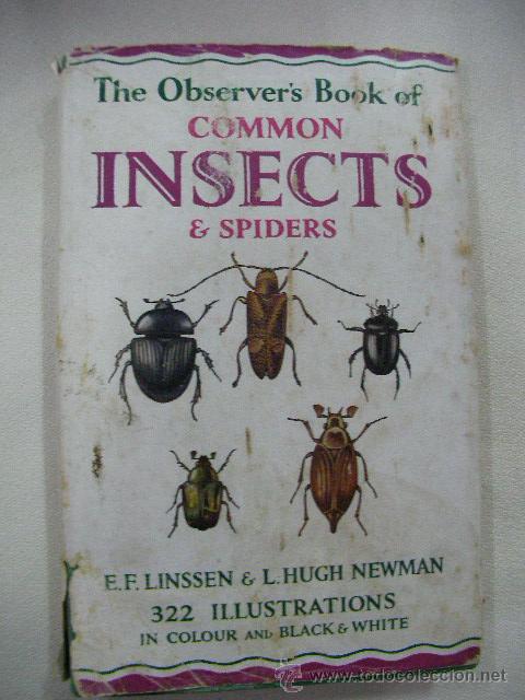 Libros de segunda mano: EL LIBRO DEL OBSERVADOR DE LOS INSECTOS Y ARA&Ntilde;AS COMUNES - Foto 1
