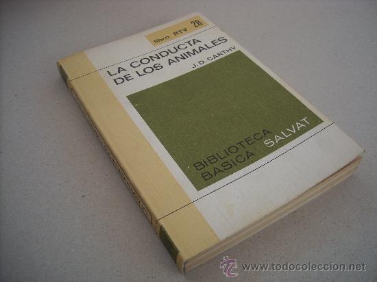 Libros de segunda mano: LA CONDUCTA DE LOS ANIMALES. J.D. CARTHY. SALVAT. - Foto 1