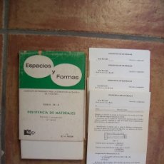 Libros de segunda mano de Ciencias: ESPACIOS Y FORMAS - 1976 - SERIE XII-2 - RESISTENCIA DE MATERIALES - G.H. RYDER