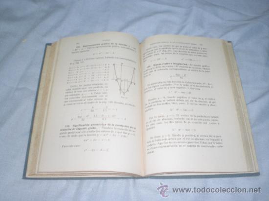 Libros de segunda mano de ciencias: LIBRO DE ALGEBRA Y TRIGONOMETR&Iacute;A. - Foto 2
