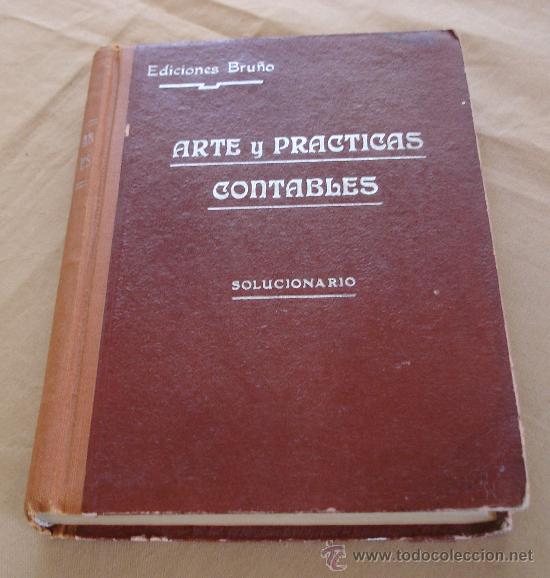 Libros de segunda mano de ciencias: ARTE Y PRACTICAS CONTABLES - SOLUCIONARIO, BRU&Ntilde;O. - Foto 1