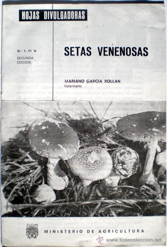 Libros de segunda mano: SETAS VENENOSAS. GARCIA ROLLAN. HONGOS. MICOLOGIA - Foto 1
