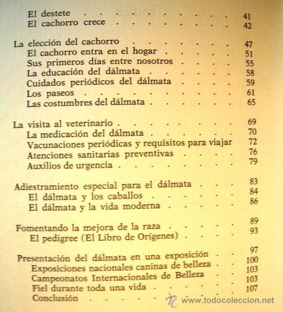 Libros de segunda mano: EL DALMATA. SALVADOR GOMEZ-TOLDRA. 1976. - Foto 4