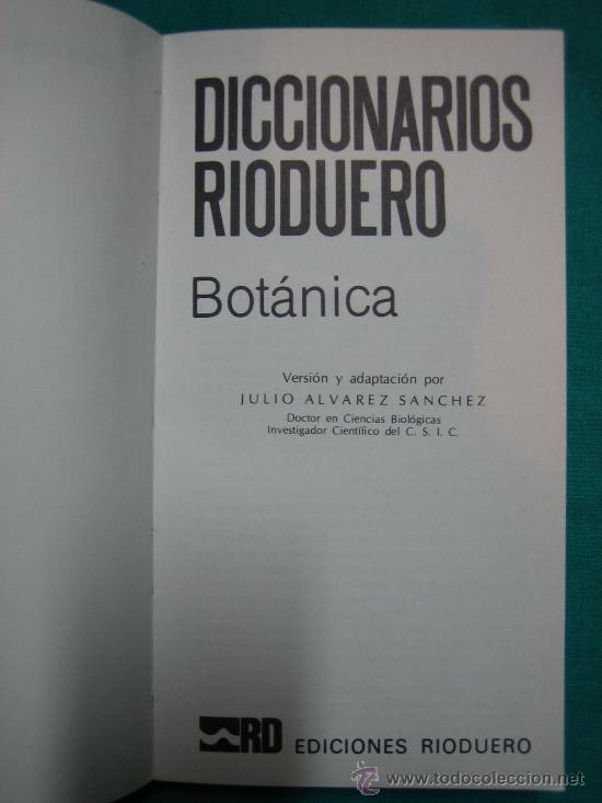 Libros de segunda mano: Diccionario de botanica - Foto 3