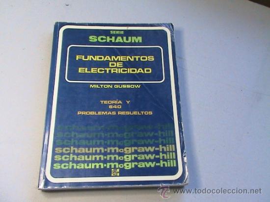 serie schaum. fundamentos de electricidad teor - Comprar Libros de