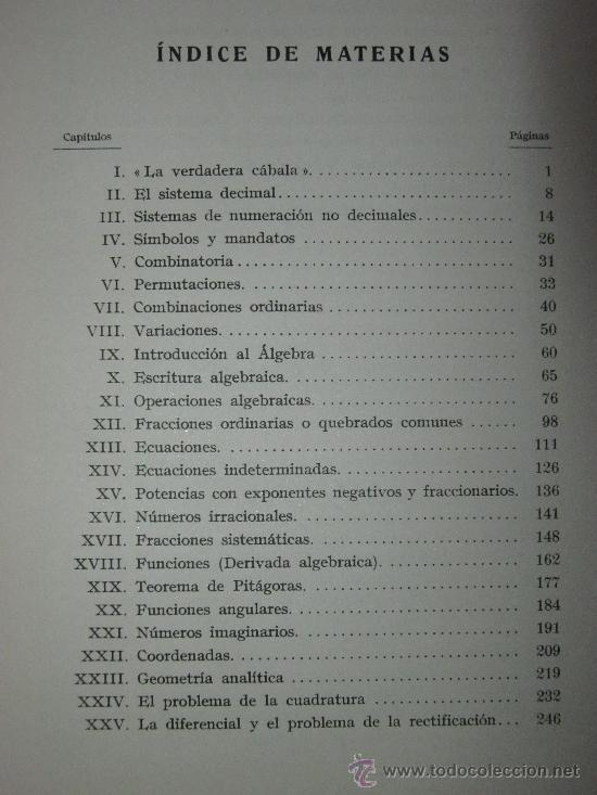 Libros de segunda mano de ciencias: DE LA TABLA DE MULTIPLICAR A LA INTEGRAL - EGMONT COLERUS - 1&deg; EDICI&Oacute;N 1947 - Foto 8
