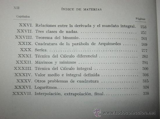 Libros de segunda mano de ciencias: DE LA TABLA DE MULTIPLICAR A LA INTEGRAL - EGMONT COLERUS - 1&deg; EDICI&Oacute;N 1947 - Foto 7