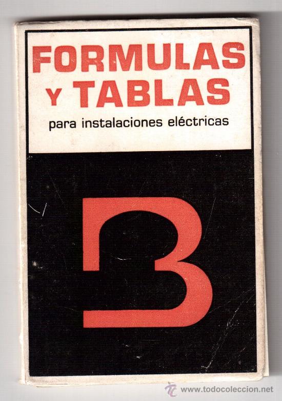 Libros de segunda mano de ciencias: librito formulas y tablas de electricidad, 8&ordm; edicion 1973 - Foto 1