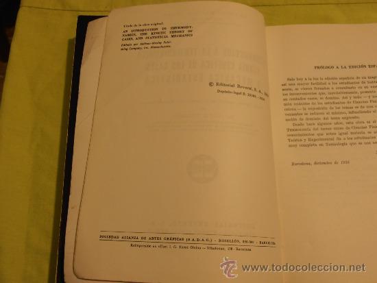 Libros de segunda mano de ciencias: TERMO, DIN&Aacute;MICA, FRANCIS WESTON SEARS - Foto 3