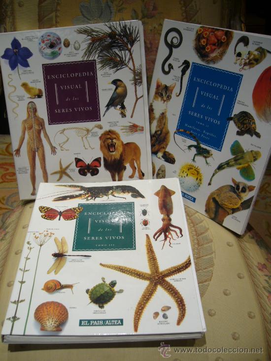 Libros de segunda mano: ENCICLOPEDIA VISUAL DE LOS SERES VIVOS. TRES TOMOS. COMPLETO. - Foto 1