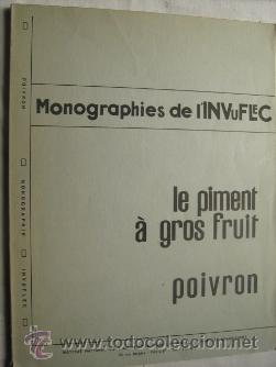 Libros de segunda mano: LA PIMENT &Agrave; GROS FRUIT POIVRON. 1968