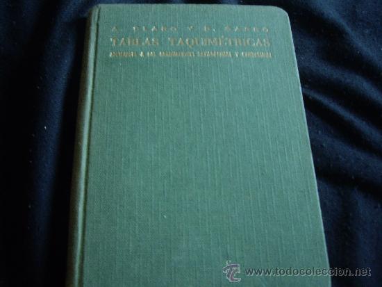Gebrauchte B&uuml;cher der Wissenschaften: tablas taquimetricas-a&ntilde;o 1962-300 pags