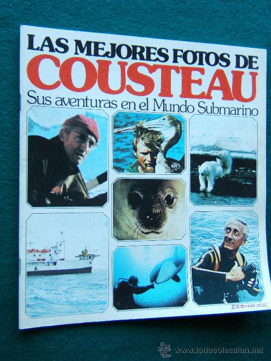 Libros de segunda mano: LAS MEJORES FOTOS DE COUSTEAU-SUS AVENTURAS EN EL MUNDO SUBMARINO-1979-1&ordf; EDICION.