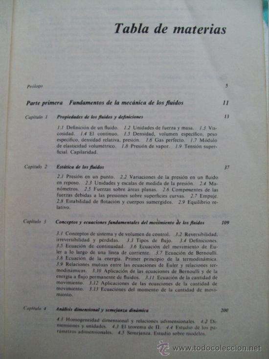 Libros de segunda mano de ciencias: LIBRO: MEC&Aacute;NICA DE LOS FLU&Iacute;DOS (MCGRAW-HILL, 1971) - Foto 4