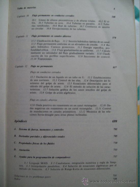 Libros de segunda mano de ciencias: LIBRO: MEC&Aacute;NICA DE LOS FLU&Iacute;DOS (MCGRAW-HILL, 1971) - Foto 6