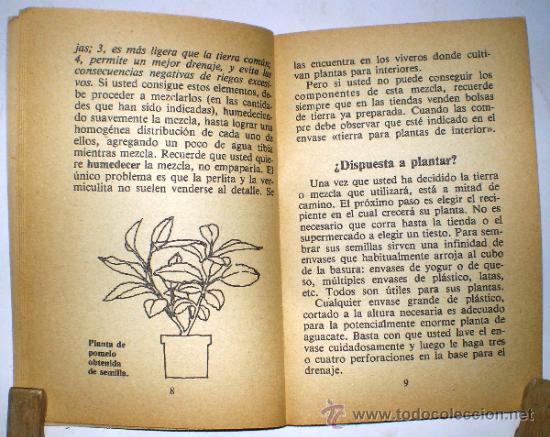 Libros de segunda mano: MINI-LIBROS PROTAGONISTAS, N&ordm; 2: PLANTAS EX&Oacute;TICAS PARA SU HOGAR. - Foto 2