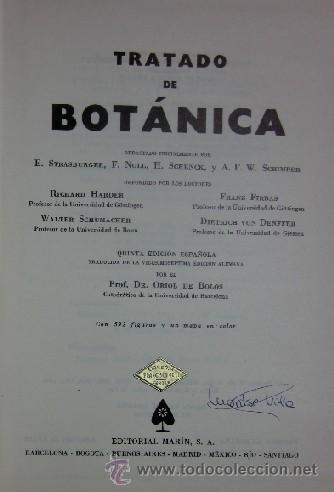 Libros de segunda mano: TRATADO DE BOTANICA - Foto 2